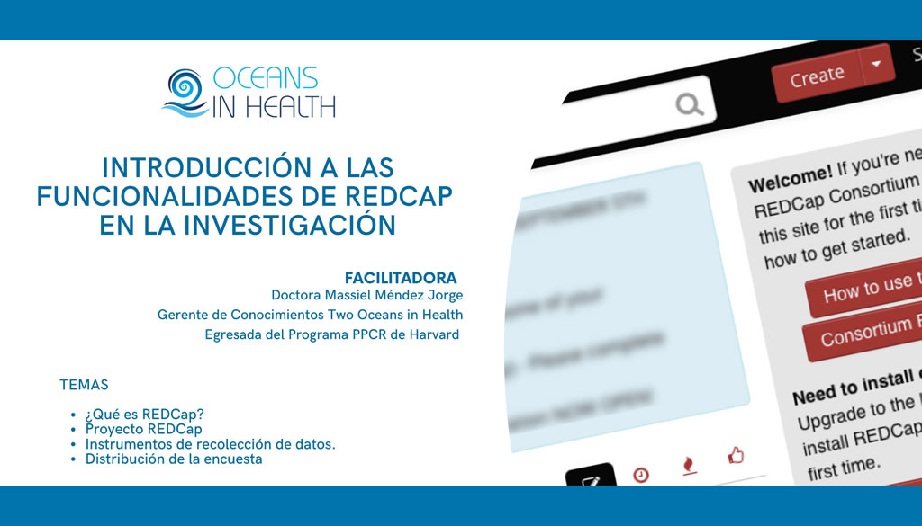 Two Oceans impartirá curso  introductorio a las funcionalidades de REDCap en Investigación 