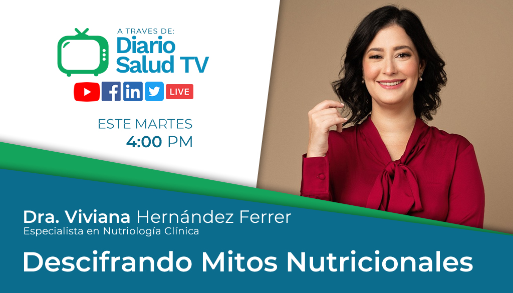 DiarioSalud TV invita a programa sobre mitos nutricionales 