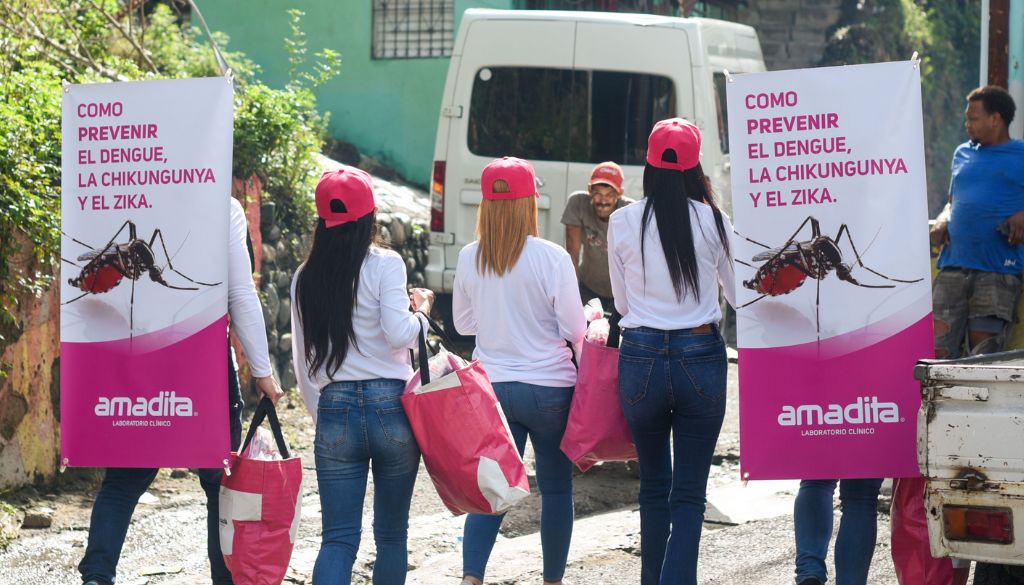 Amadita Laboratorio Clínico realiza jornada prevención del dengue, zika y chikungunya 