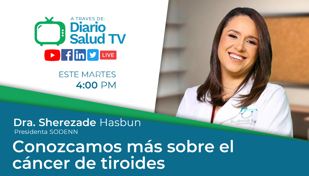 DiarioSalud TV realizará programa sobre cáncer de tiroides  