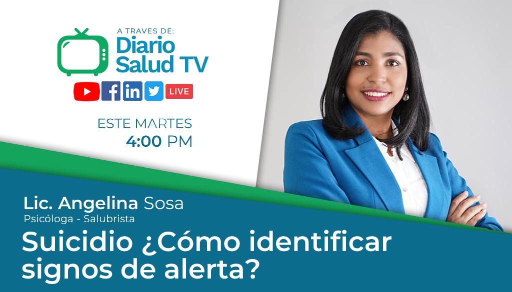 DiarioSalud TV invita a programa sobre prevención del suicidio  