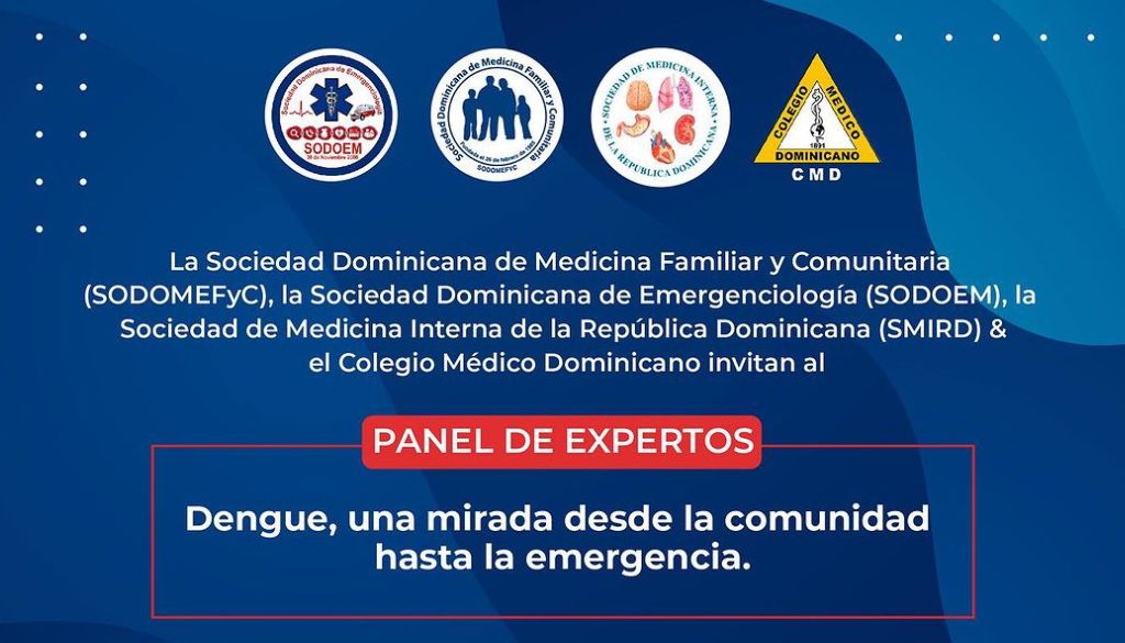 Sociedades médicas se unen en panel de experto sobre dengue 