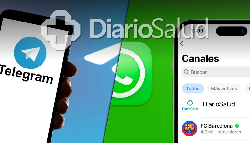 DiarioSalud invita seguidores a unirse a sus canales de WhatsApp y Telegram 