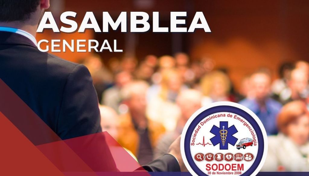 Sociedad Emergenciología convoca a segunda asamblea general  