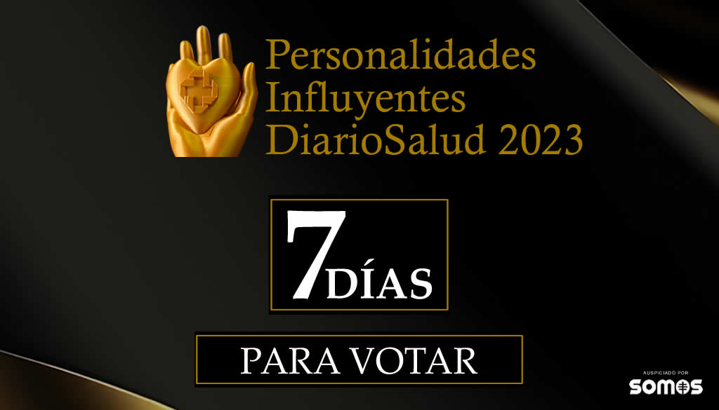 ¡Quedan sólo 7 días! para votar en Premio Personalidades Influyentes DiarioSalud 