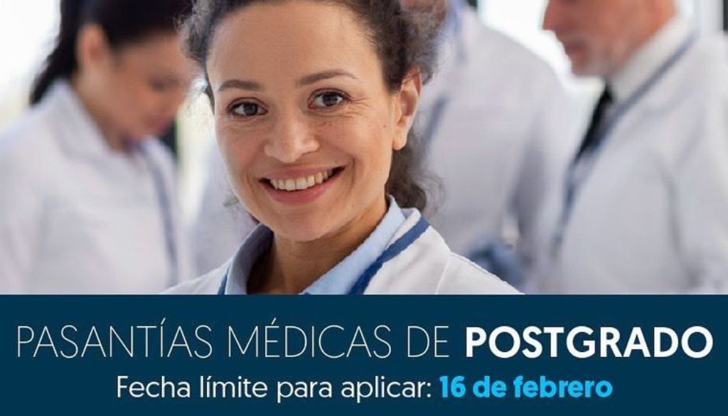 Convocan aplicar para pasantía médica de postgrado 