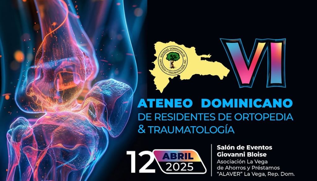 Anuncian VI Ateneo Dominicano de Residentes de Ortopedia y Traumatología 