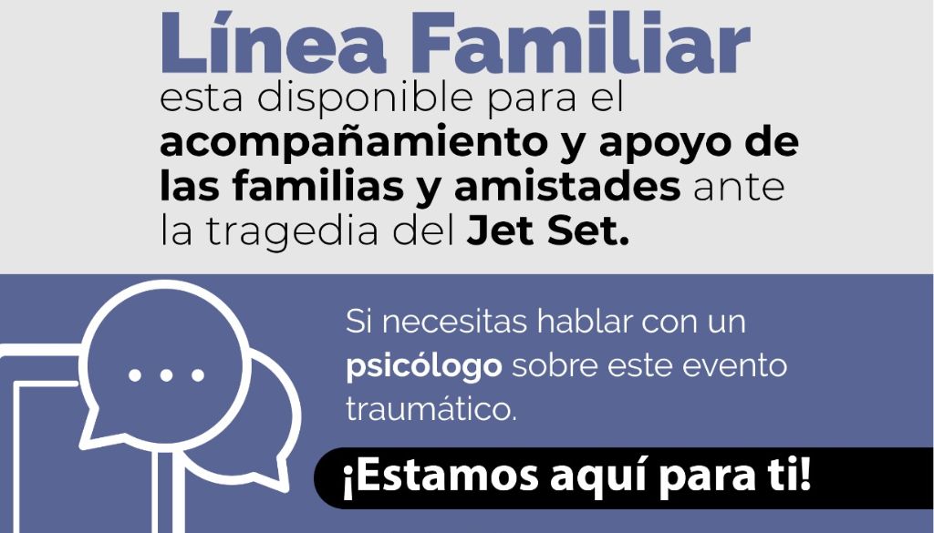 Activan protocolo de apoyo psicológico tras tragedia en discoteca 