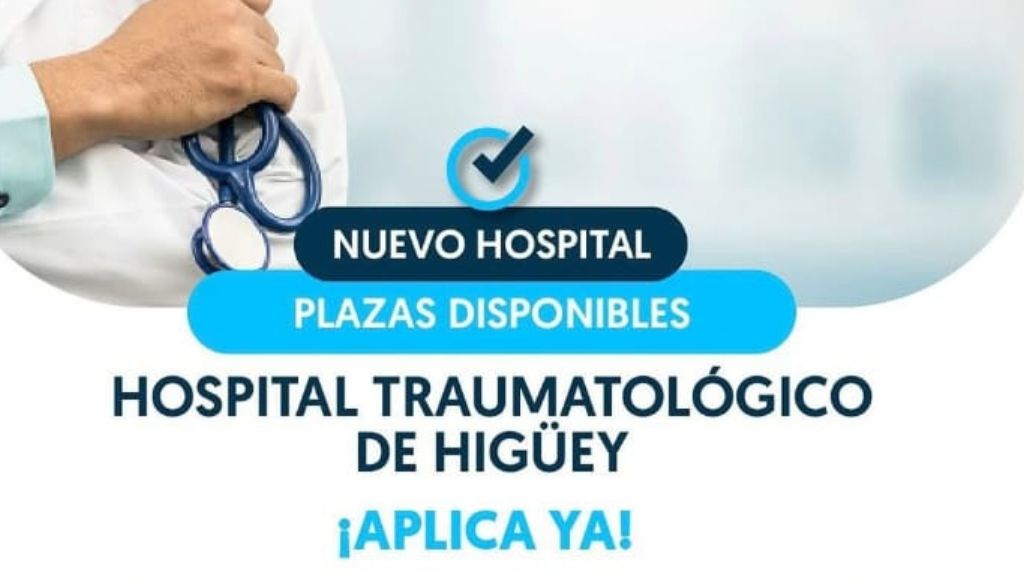 Nuevo Hospital Traumatológico de Higüey abre plazas para médicos especialistas 