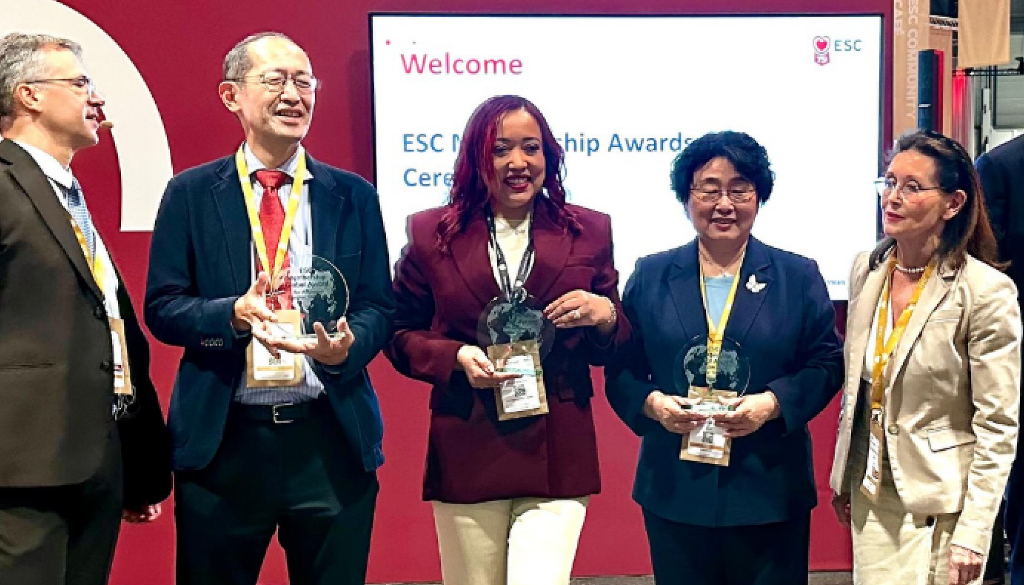 SODOCARDIO recibe el ESC Membership Global Award en el Congreso Europeo de Cardiología 