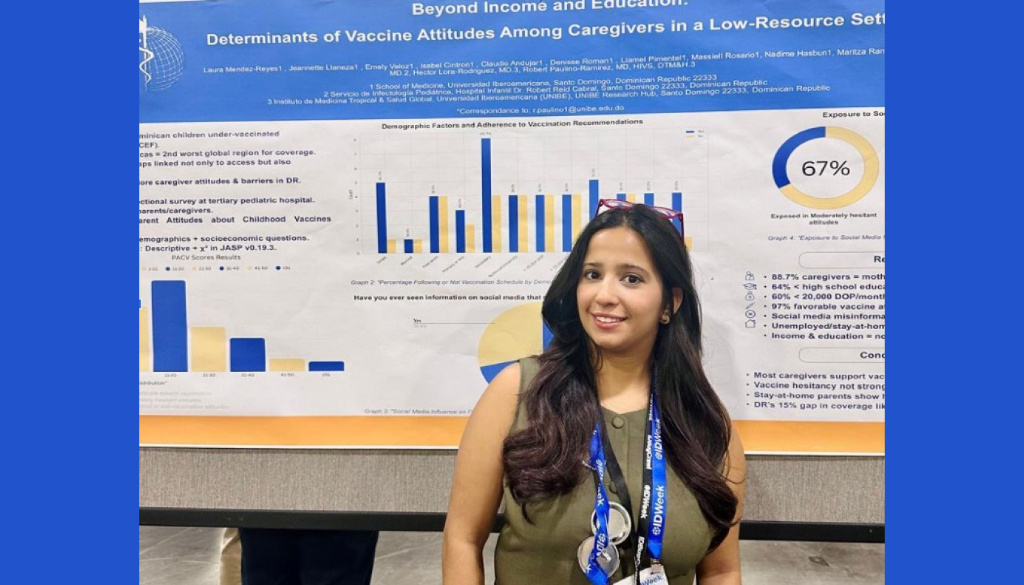 Estudiante de Medicina de UNIBE recibe prestigiosa beca de la Pediatric Infectious Diseases Society 