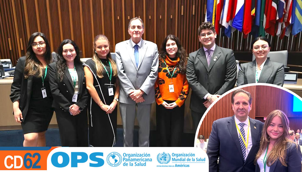 Mía Milicevic representa a IFMSA en el 77.º Comité Regional de la OMS para las Américas 