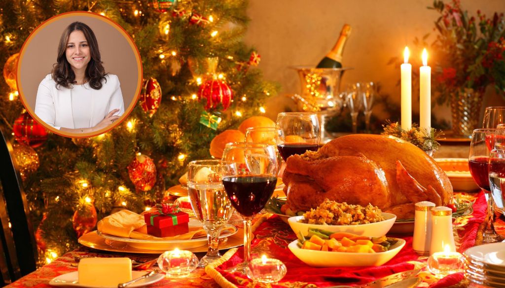 Nutricionista comparte claves para disfrutar de las fiestas sin excesos 